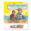 ZOCO  Bike Safety Educational Coloring & Activity Books (50 Bulk Pack, with Crayons)  Bicycle Road Rules, Helmet Safety  Fun Activities for Kids view 1
