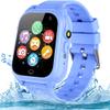 OVV Kids Waterproof Smart Watch Boys Girls Age 3-12 Learning Systems Toys with 26 Game 1.44'' HD Touch Screen Music Player Camera Video Recorder 12/24 Hr Clock Pedometer Alarm Torch Calculator view 1