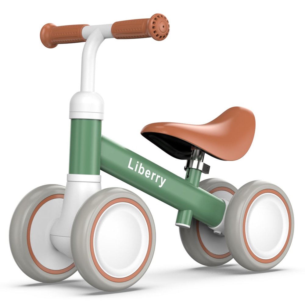 Liberry Baby Balance Bike with Adjustable Seat, Toddler First Ride-On Toy for 1-2 Year Old, Boys Girls Birthday Gift