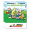 ZOCO  Keep Our Environment Clean  Kids Coloring Books (50 Bulk Pack, With Crayons)  Conservation, Recycling  Earth Day Supplies  Educational Activities for Kids view 1