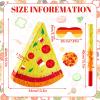 Lewtemi Pizza Piata Party Favors with Stick, Confetti and Blindfold - Pizza Shower Theme Decorations for Summer Birthday Mexican Party Supplies view 2