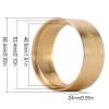 INJORA Brass Internal Beadlock Ring Clamp Ring 94g Wheel Weight Fit 1.9" Wheel Rim for 1/10 RC Crawler Axial SCX10 II 90046 TRX-4 VS4-10 SCX10 Pro Upgrade Parts, 2PCS view 2