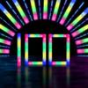100 Pcs 18.5 inch Foam Glow Sticks Bulk, 4 Color LED Light Foam Sticks, Glow In The Dark Party Supplies, 3 Modes Colorful Flashing for Birthday Wedding Easter Halloween Christmas view 2