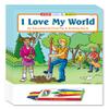 ZOCO  I Love My World Coloring Books for Kids (50 Bulk Pack, With Crayons)  Earth Day Activities, Environmental Education, Games & Puzzles view 1