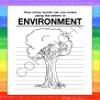 ZOCO  I Love My World Coloring Books for Kids (50 Bulk Pack, With Crayons)  Earth Day Activities, Environmental Education, Games & Puzzles view 3