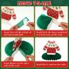 12 Pcs Christmas Ugly Sweater Party Decorations Christmas Ugly Sweater Honeycomb Centerpieces Xmas Sweater Party 3D Table Decorations for Christmas Party Winter Holidays Supplies view 4