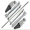 GPM For Losi 1/10 Hammer Rey U4-LOS03030 Upgrade Parts Aluminum 7075-T6 Rear Anti Swing Rod & Stabilizer Bar - 23Pc Set Silver view 1