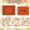 24 Pack Fall Picture Photo Frames Craft Kit DIY Thanksgiving Photo Frame Craft Kit DIY Fall Festival Photo Frame for Kids Halloween Thanksgiving Classroom Art Activities Fall Gift Favors view 3