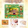 24 Pack Fall Picture Photo Frames Craft Kit DIY Thanksgiving Photo Frame Craft Kit DIY Fall Festival Photo Frame for Kids Halloween Thanksgiving Classroom Art Activities Fall Gift Favors view 4