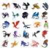 50Pcs Magic Dragons Stickers, Pterosaur Fantasy Dragon Vinyl Waterproof Decals for Water Bottles, Luggage, Computer, Cellphone, Skateboard, Dragons Stickers for Kids Teens view 2
