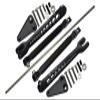 GPM For Losi 1/10 Hammer Rey U4-LOS03030 Upgrade Parts Aluminum 7075-T6 Rear Anti Swing Rod & Stabilizer Bar - 23Pc Set Black view 1