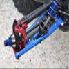 Aluminum 6061-T6 Front Lower Arms + Carbon Fibre Dust-Proof Protection Plate For Traxxas 1/8 4WD Sledge Monster Truck 95076-4 - 25Pc Set Red view 2