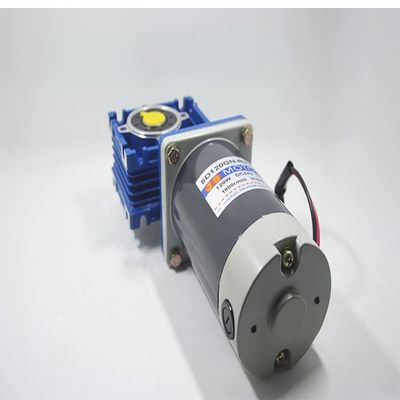 105rmp DC12V/24V 120W RV30 Gear Motor Worm Gear Speed Motor Large Torque Slow Motor Reducer 18rpm-240rpm - (Speed(RPM): 105rpm/ Voltage(V): 12V)