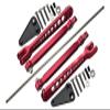 GPM For Losi 1/10 Hammer Rey U4-LOS03030 Upgrade Parts Aluminum 7075-T6 Rear Anti Swing Rod & Stabilizer Bar - 23Pc Set Red view 1