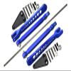 GPM For Losi 1/10 Hammer Rey U4-LOS03030 Upgrade Parts Aluminum 7075-T6 Rear Anti Swing Rod & Stabilizer Bar - 23Pc Set Blue view 1