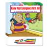 ZOCO  Know Your Emergency First Aid Coloring & Activity Books (50 Bulk Pack, With Crayons)  Educational Safety Handout  EMS Gifts for Kids view 1