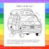 ZOCO  Emergency EMS Workers Save Lives  Kids Coloring Books (50 Bulk Pack, With Crayons)  First Responders, 911, EMT Rescue Teams Handout  Games, Puzzles, Activities for Kids view 4
