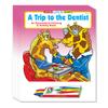 ZOCO  A Trip to The Dentist  Educational Coloring Books (50 Bulk Pack, with Crayons)  Dentist Toys for Kids  Dental Office Supplies view 1