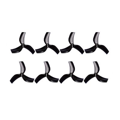 KEYESMINER Drone Accessories for D63-3 (2.5) for CineWhoop Propeller Suitable for CineLog 25 OR Other 2.5 Inch Series Drone for RC FPV Accessories Replacement Parts Replaceable (Color : Black)