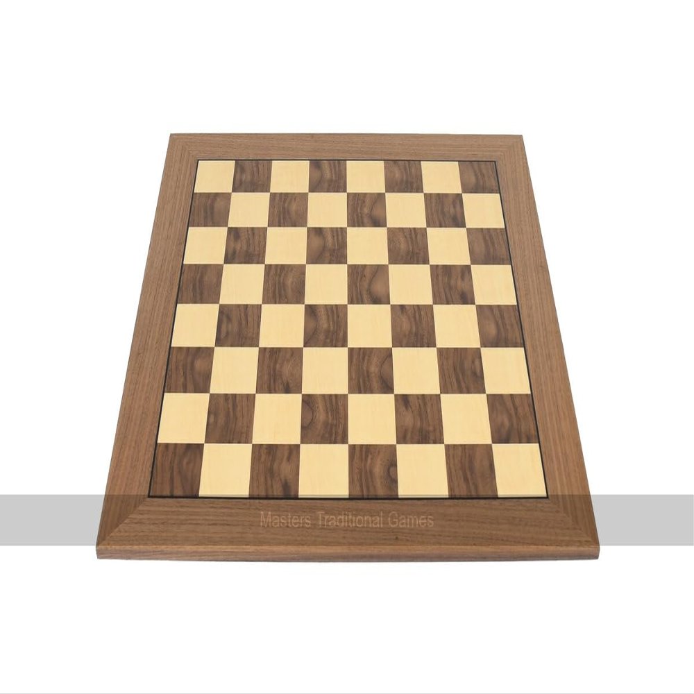 DGT Walnut Non-Electronic Chess Board (Pieces not included)