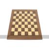 DGT Walnut Non-Electronic Chess Board (Pieces not included) view 1
