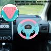 SPYMINNPOO Steering Wheel Tool Toy, Baby Educational Copilot Steering Wheel Music Children Intelligent Toy(Blue) view 4