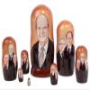 Golden Cockerel LDS Prophets Nesting Doll 8pc./8'' view 1
