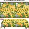 AnapoliZ Jungle Animal Tablecloth | 3 Pcs Pack 54' Wide x 102' Long | Plastic Safari Animal Table Cover | Zoo, Jungle Party Decorations view 3