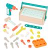B. toys  Fix n Play Kit  Pretend Play Tool Box  Wooden Toolbox & Accessories (25 Pieces)  Carpenter Set for Kids  Play Set with Drill, Hammer, Screwdriver & More  3+ Years view 1