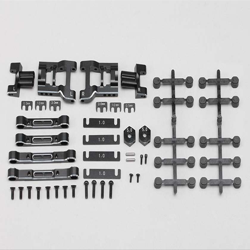 Yokomo YD-2S Aluminum Adjustable Rear Suspension Arm Set (Black) YOKY2-OP3A