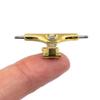 Teak Tuning Prodigy Swerve Fingerboard Trucks, Gold Colorway - 34mm Wide - Inverted Kingpin - Professional Shape, Appearance & Components view 2