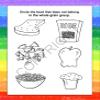 ZOCO  Good Nutrition Coloring Books (50 Bulk Pack, with Crayons)  Healthy Eating Handouts for Kids  Educational Games, Activities & Puzzles view 3