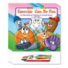 ZOCO  Exercise Can Be Fun  Educational Coloring Books (50 Bulk Pack, With Crayons)  Games, Puzzles, Fun Activities for Kids view 1