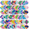 120 Pcs Mini Pop Bubble Fidget Toys for Party Favors, Small Silicone Pop Keychain Bulk for ClassroomC Prizes,Goodie Bag Stuffers Christmas Valentine Gifts for Kid Student view 1