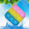 120 Pcs Mini Pop Bubble Fidget Toys for Party Favors, Small Silicone Pop Keychain Bulk for ClassroomC Prizes,Goodie Bag Stuffers Christmas Valentine Gifts for Kid Student view 2