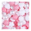 GOGOSO Pink Ball Pit Balls with Star Bals Heart Balls 100 - Crushproof Plasticballs for Babies Toddlers Kids Children for 1 2 3 4 5 Years Old,5 Colors,2.15inches view 1