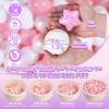 GOGOSO Pink Ball Pit Balls with Star Bals Heart Balls 100 - Crushproof Plasticballs for Babies Toddlers Kids Children for 1 2 3 4 5 Years Old,5 Colors,2.15inches view 2