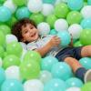 GOGOSO Ball Pit Balls for Toddlers, Green Balls for Ball Pool Birhtday Party Girls Kids with Storage Bag, 2.17inches 100pcs view 4