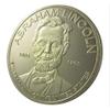 16th President of The U.S. United States | Abraham Lincoln 1809-1865 | Gold Plated Challenge Coin view 1