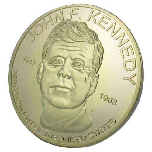 35th President of The U.S. United States | John F. Kennedy 1917-1963 | Gold Plated Challenge Coin