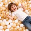 GOGOSO Ball Pit Balls for Toddlers, Brown Plastics Balls for Ball Pool Birhtday Party Girls Kids with Storage Bag, 2.17inches100pcs view 4
