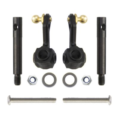 HOBOHY CW-01 Aluminum Front Upright Knuckle Arm Set for Tamiya RC Car CW01/Lunch Box Hop Up Parts Chassis Upgrades Replace Parts