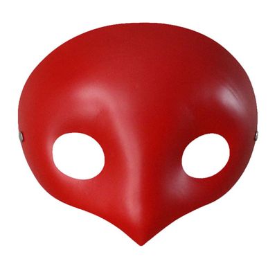 Weixu Red Cosplay Mask Fancy Party Cosplay Props Halloween Costume Props Birthdays (H)