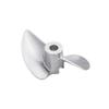 KEEYOODOK RC Boat Propeller 3mm 33mm P1.4 2-Blades CNC Aluminum Left Hand Prop for RC Racing Boat Speed Mono Oral VEE Boat Hydroplane (Left-Hand) view 1