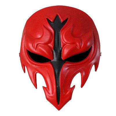 Weixu Igeyorhm Red Cosplay Mask Fancy Party Cosplay Props Halloween Costume Props Birthdays (A)