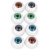 SEWACC 8pcs Halloween Eyeballs Round Doll Eyes Hollow Eyeball Scary Plastic Eyeball Halloween Cosplay Horror Props view 2