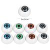 SEWACC 8pcs Halloween Eyeballs Round Doll Eyes Hollow Eyeball Scary Plastic Eyeball Halloween Cosplay Horror Props view 3