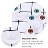 SEWACC 8pcs Halloween Eyeballs Round Doll Eyes Hollow Eyeball Scary Plastic Eyeball Halloween Cosplay Horror Props view 4