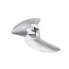 RC Boat Propeller 3mm 32mm P1.4 2-Blades CNC Aluminum Left Hand Prop for RC Racing Boat Speed Mono Oval VEE Boat Hydroplane (Left-Hand) view 1