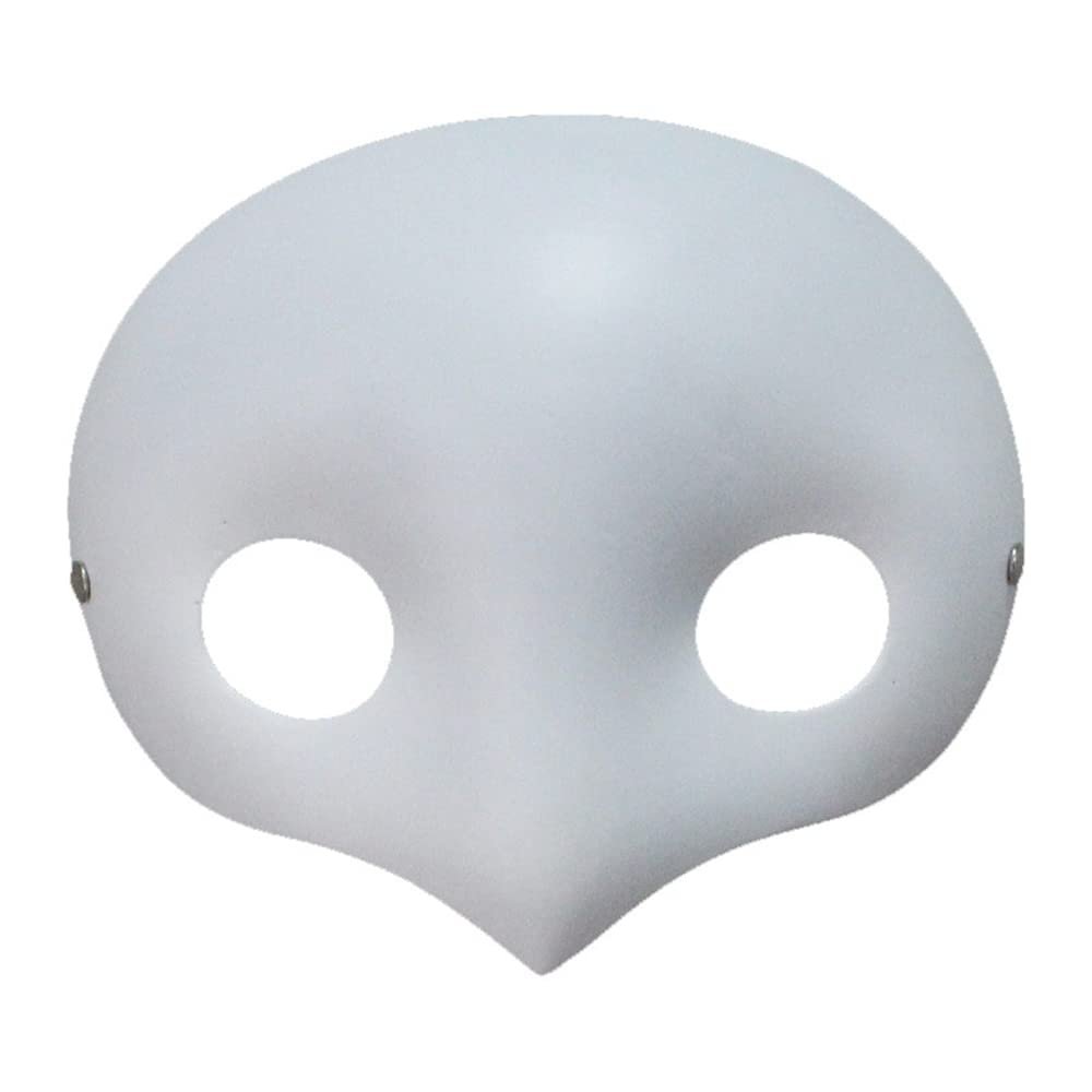 Weixu White Cosplay Mask Fancy Party Cosplay Props Halloween Costume Props Birthdays (E)